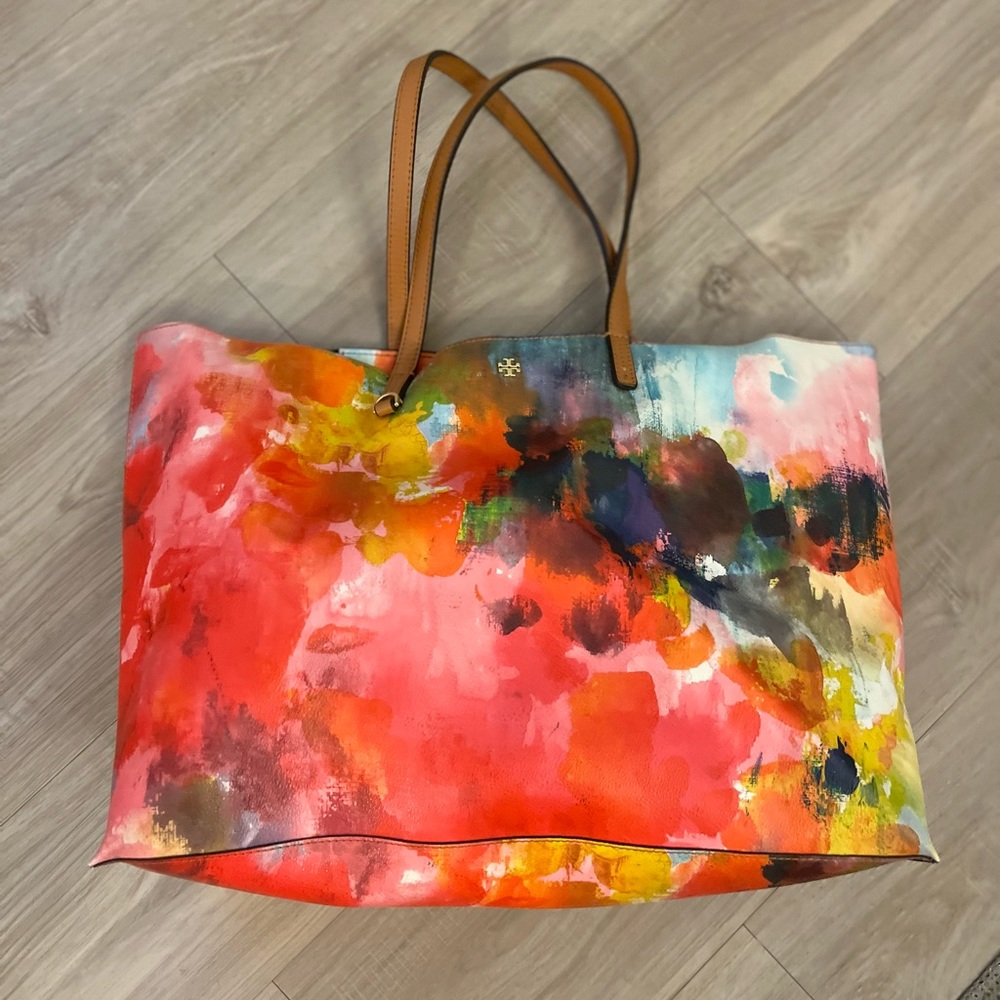 Tory Burch water color tote